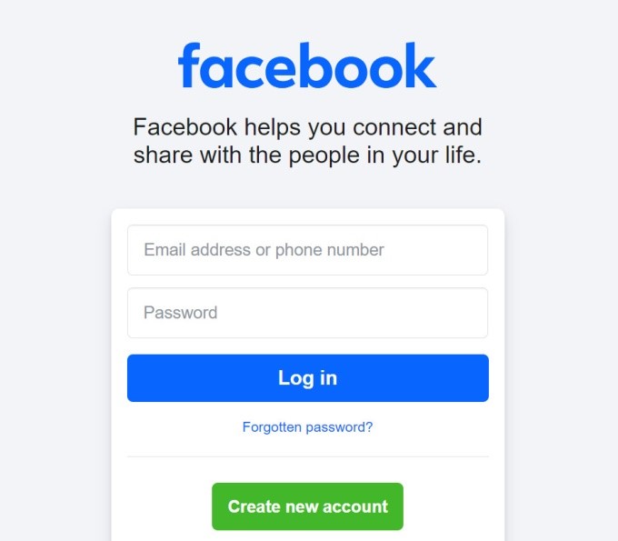 Facebook Login Problems