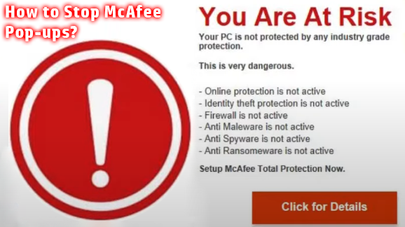 How to Stop McAfee Pop-ups