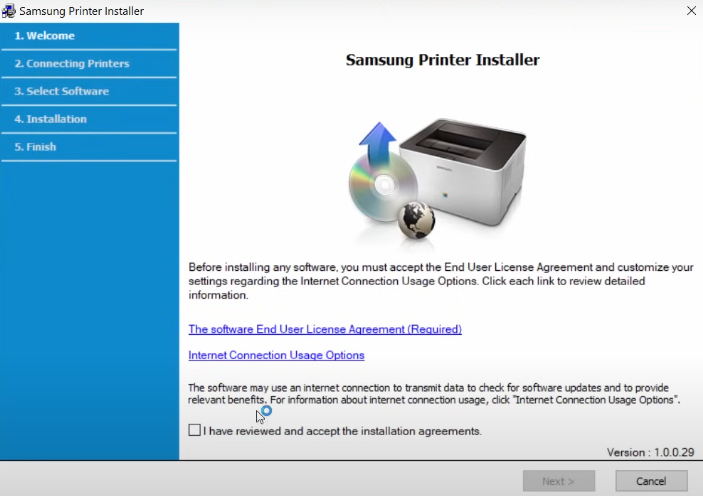 Installing Samsung Printer Drivers and Software